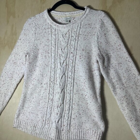 LL Bean Women’s Crewneck Pullover Sweater Henley Size Small - Picture 2 of 9